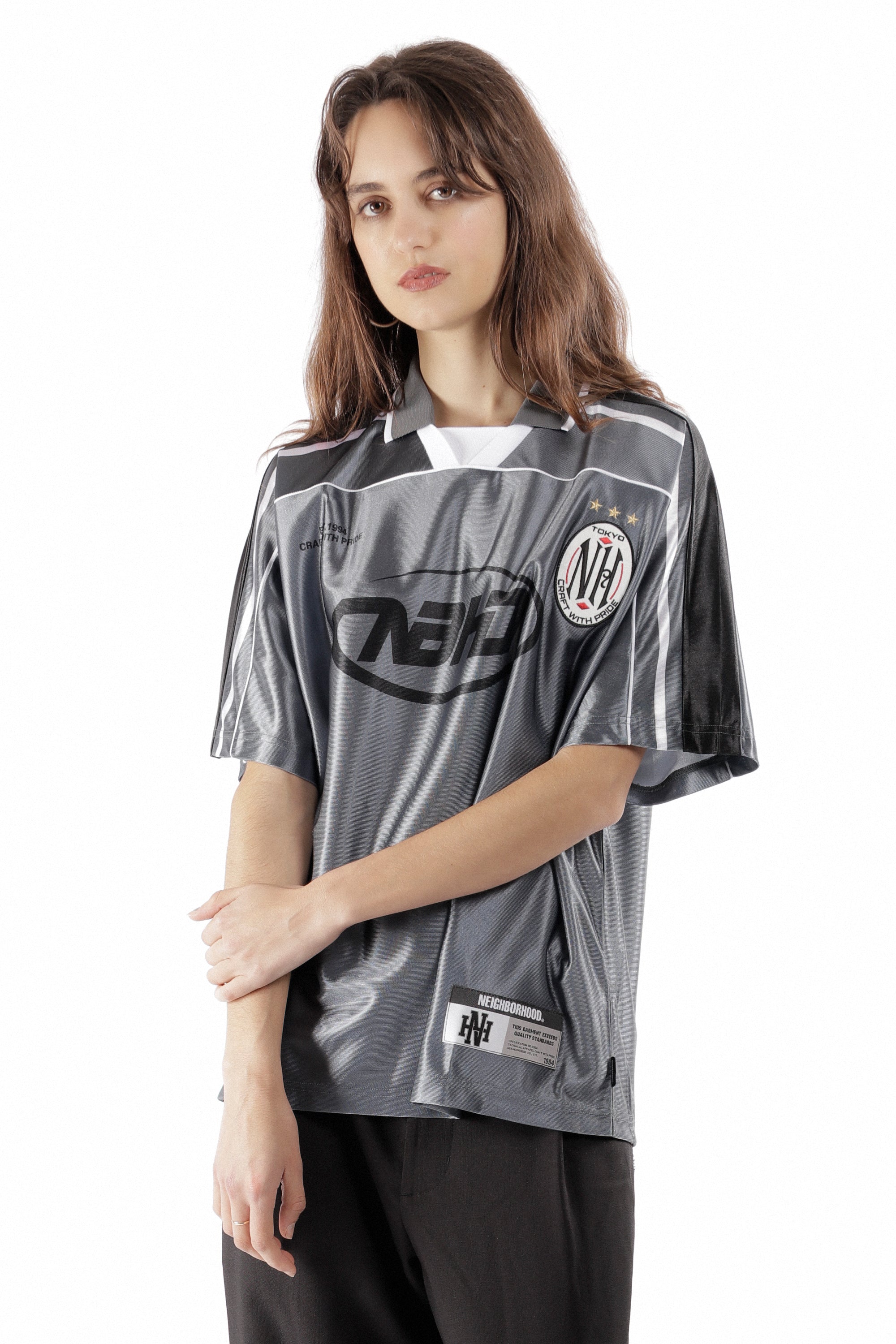 The GAME SHIRT SS GREY available online with global shipping, and in PAM Stores Melbourne and Sydney.