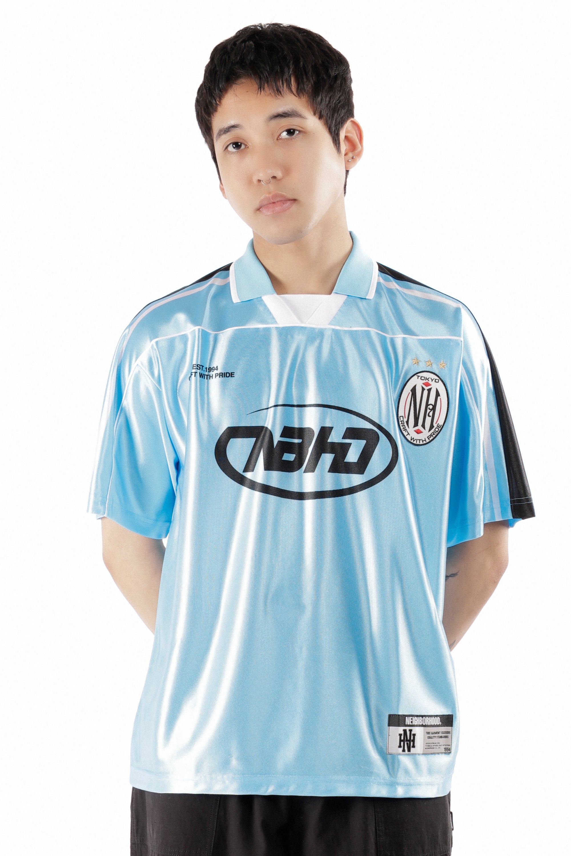 The GAME SHIRT SS BLUE available online with global shipping, and in PAM Stores Melbourne and Sydney.