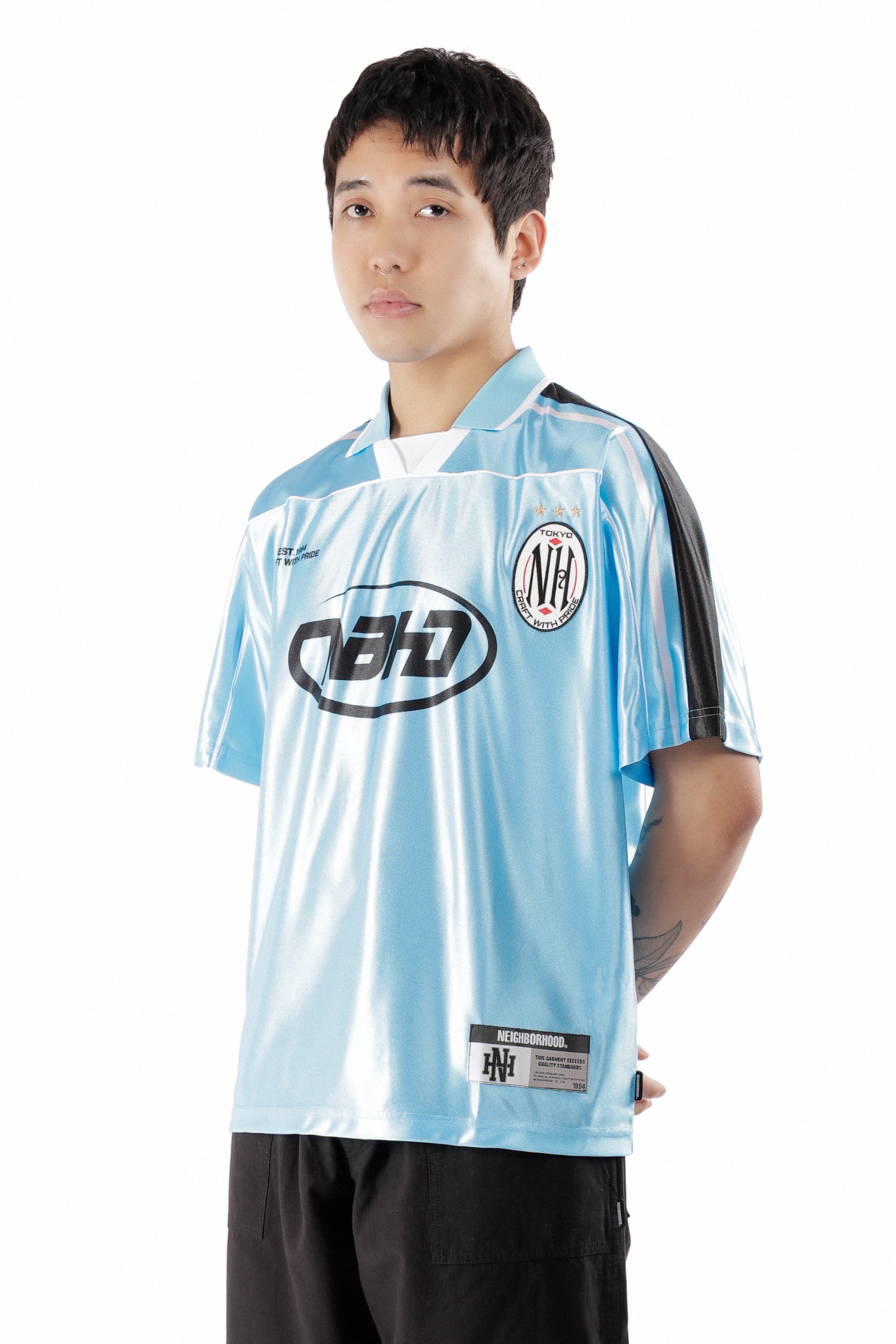The GAME SHIRT SS BLUE available online with global shipping, and in PAM Stores Melbourne and Sydney.