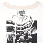 The PATCHED GAUZE SHORT SLEEVE CREW NECK available online with global shipping, and in PAM Stores Melbourne and Sydney.