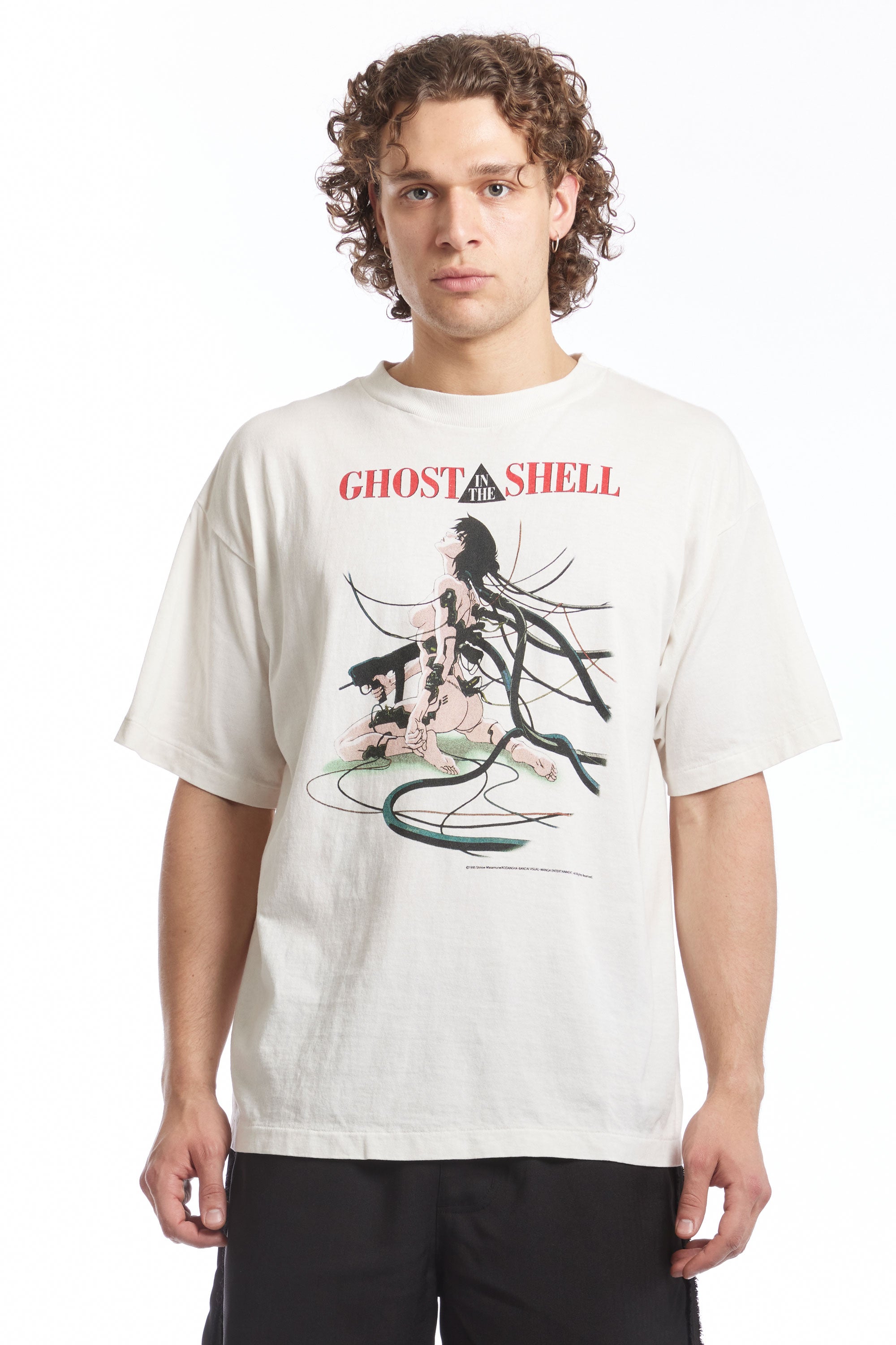 The GHOST IN THE SHELL WHITE SS TEE available online with global shipping, and in PAM Stores Melbourne and Sydney.