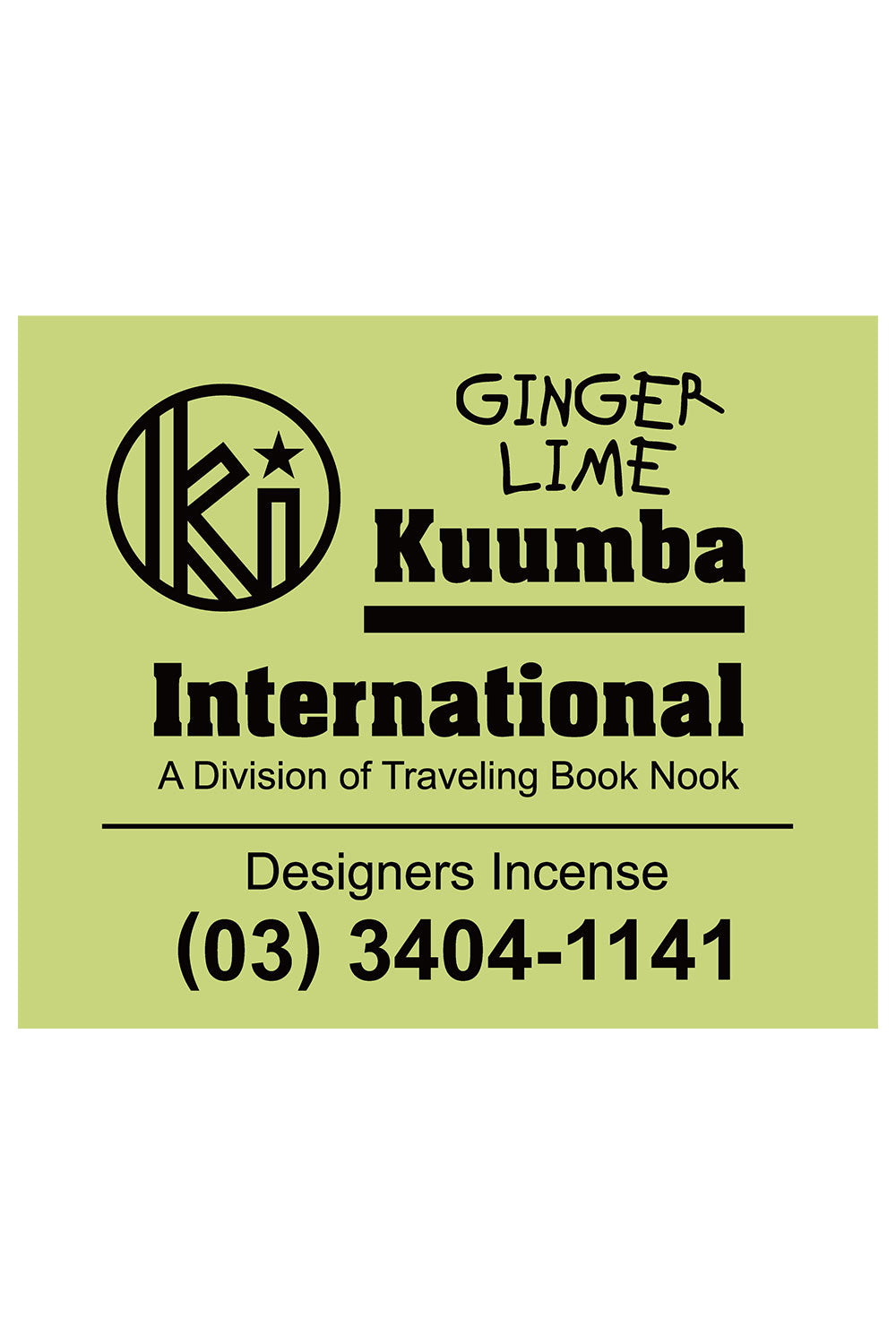 The KUUMBA - DESIGNERS INCENSE 30 PACK 1/2 SIZE GINGER LIME available online with global shipping, and in PAM Stores Melbourne and Sydney.