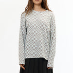 The GINGHAM L/S WAFFLE THERMAL SKY GREY available online with global shipping, and in PAM Stores Melbourne and Sydney.