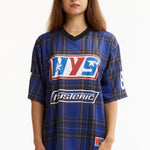 The GUITAR GIRL 84 FOOTBALL SHIRT available online with global shipping, and in PAM Stores Melbourne and Sydney.