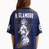 The GUITAR GIRL 84 FOOTBALL SHIRT available online with global shipping, and in PAM Stores Melbourne and Sydney.