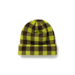 The Gingham Check Beanie Lime available online with global shipping, and in PAM Stores Melbourne and Sydney.