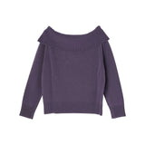 GO FOR IT Sweater Purple