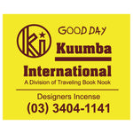 The KUUMBA - DESIGNERS INCENSE GOOD DAY available online with global shipping, and in PAM Stores Melbourne and Sydney.