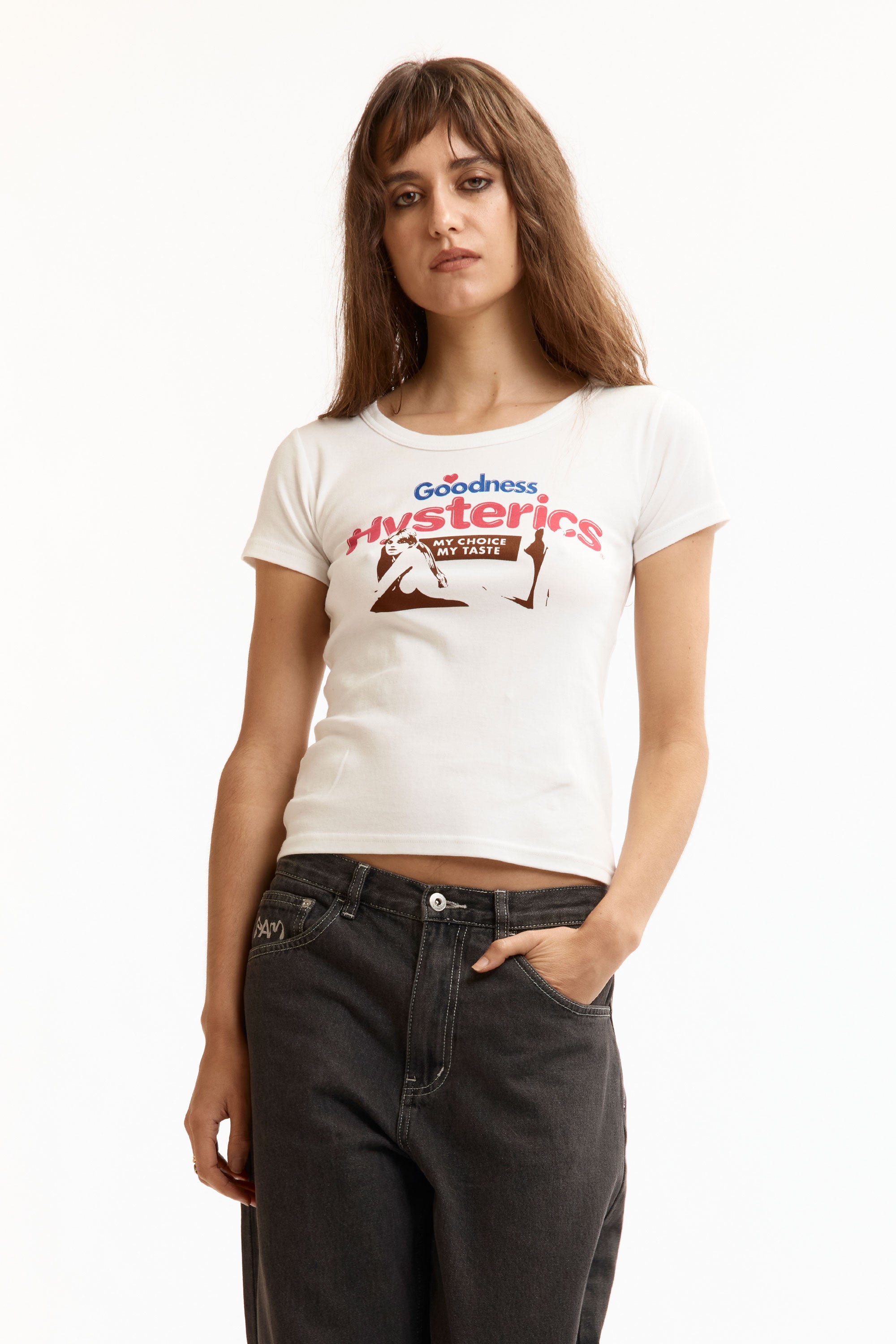 The GOODNESS CHIBI T-SHIRT WHITE available online with global shipping, and in PAM Stores Melbourne and Sydney.