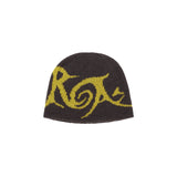 The GRAPHIC BEANIE BROWN YELLOW  available online with global shipping, and in PAM Stores Melbourne and Sydney.