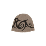 The GRAPHIC BEANIE TAUPE BROWN  available online with global shipping, and in PAM Stores Melbourne and Sydney.