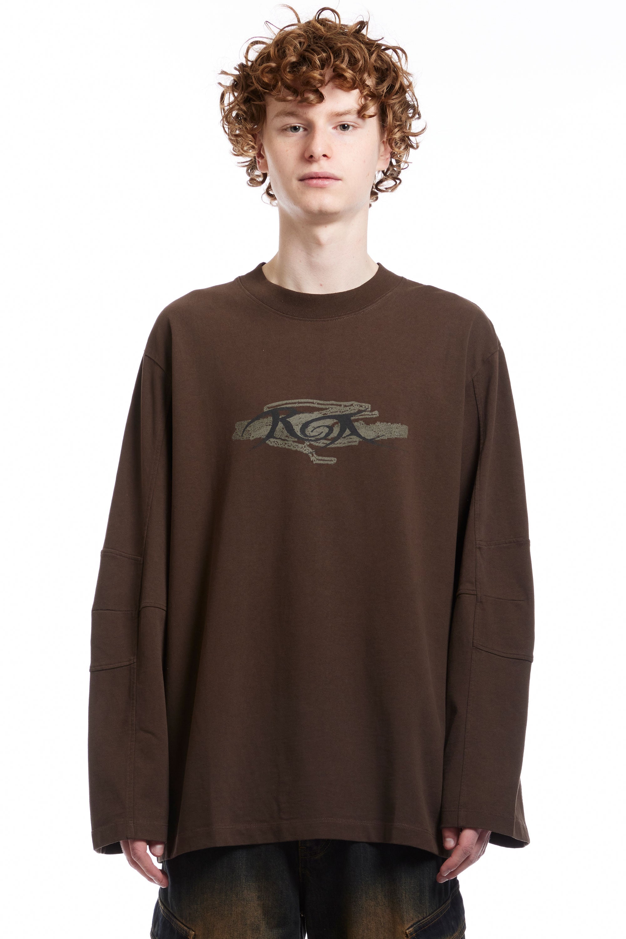 The ROA - LONG SLEEVE GRAPHIC TEE DEMITASSE  available online with global shipping, and in PAM Stores Melbourne and Sydney.