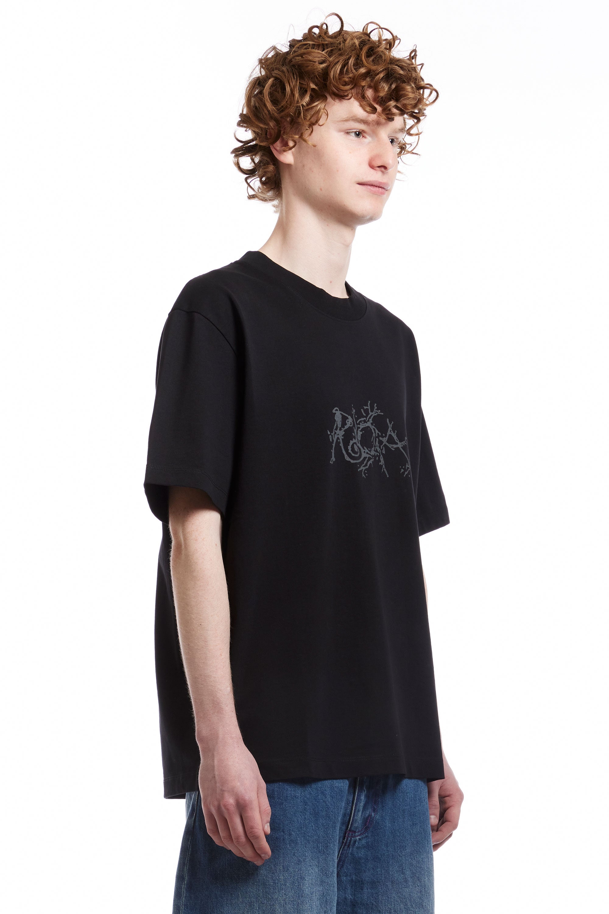 The GRAPHIC BOXY TEE BLACK  available online with global shipping, and in PAM Stores Melbourne and Sydney.