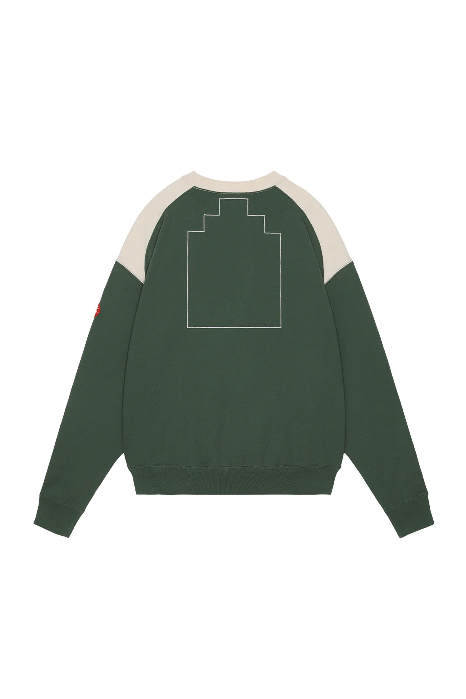 The CAV EMPT - PANEL SHOULDER CREW NECK  available online with global shipping, and in PAM Stores Melbourne and Sydney.