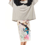 The BLACK CURTAIN T SHIRT available online with global shipping, and in PAM Stores Melbourne and Sydney.