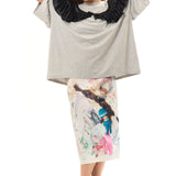 The BLACK CURTAIN T SHIRT available online with global shipping, and in PAM Stores Melbourne and Sydney.