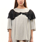 The BLACK CURTAIN T SHIRT available online with global shipping, and in PAM Stores Melbourne and Sydney.