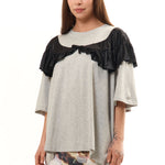 The BLACK CURTAIN T SHIRT available online with global shipping, and in PAM Stores Melbourne and Sydney.