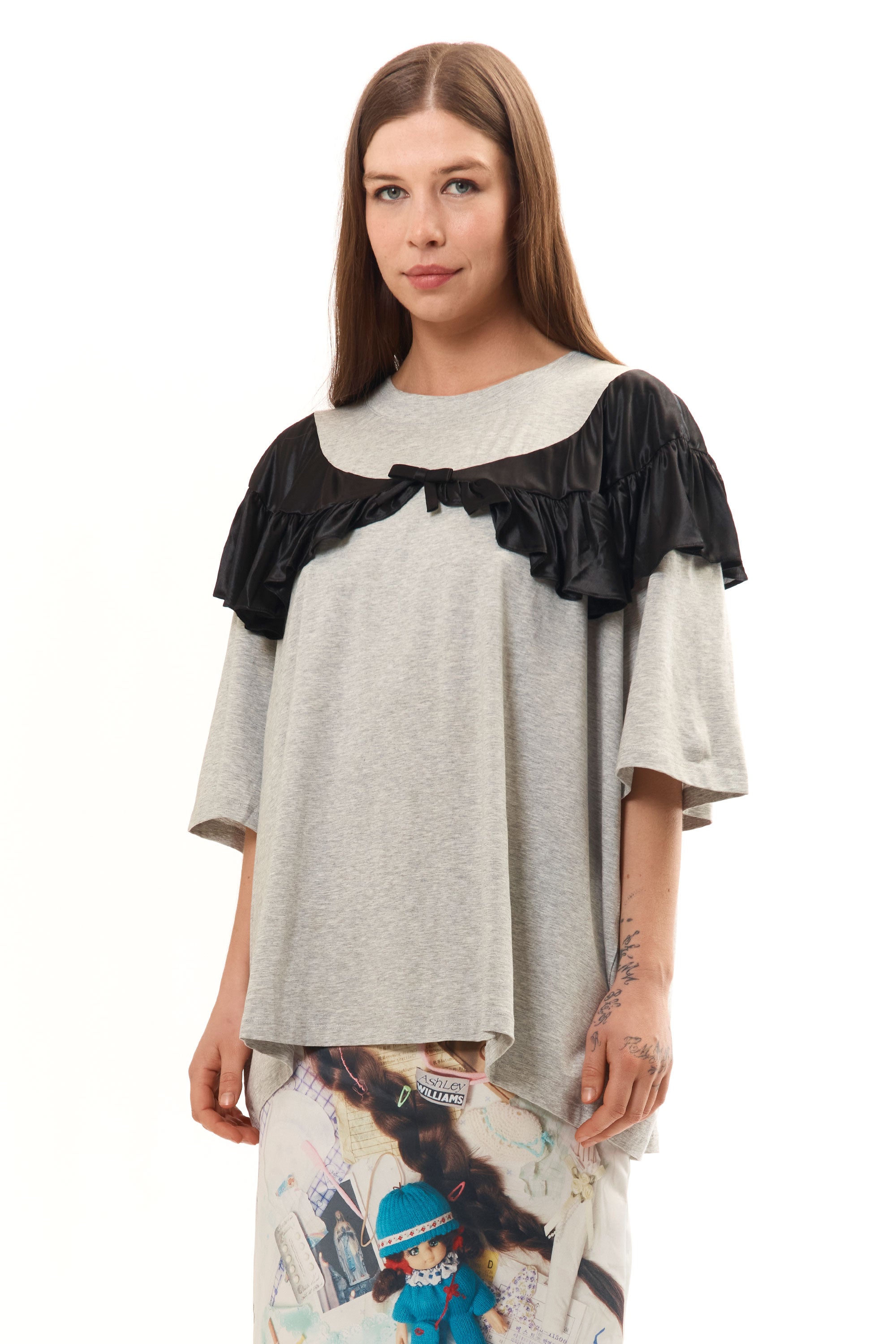 The BLACK CURTAIN T SHIRT available online with global shipping, and in PAM Stores Melbourne and Sydney.