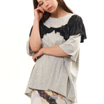 The BLACK CURTAIN T SHIRT available online with global shipping, and in PAM Stores Melbourne and Sydney.