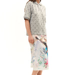 The GREY POLKA DOT POLO SHIRT available online with global shipping, and in PAM Stores Melbourne and Sydney.