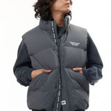The CLASSIC DOWN VEST GREY available online with global shipping, and in PAM Stores Melbourne and Sydney.