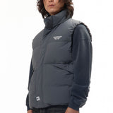The CLASSIC DOWN VEST GREY available online with global shipping, and in PAM Stores Melbourne and Sydney.