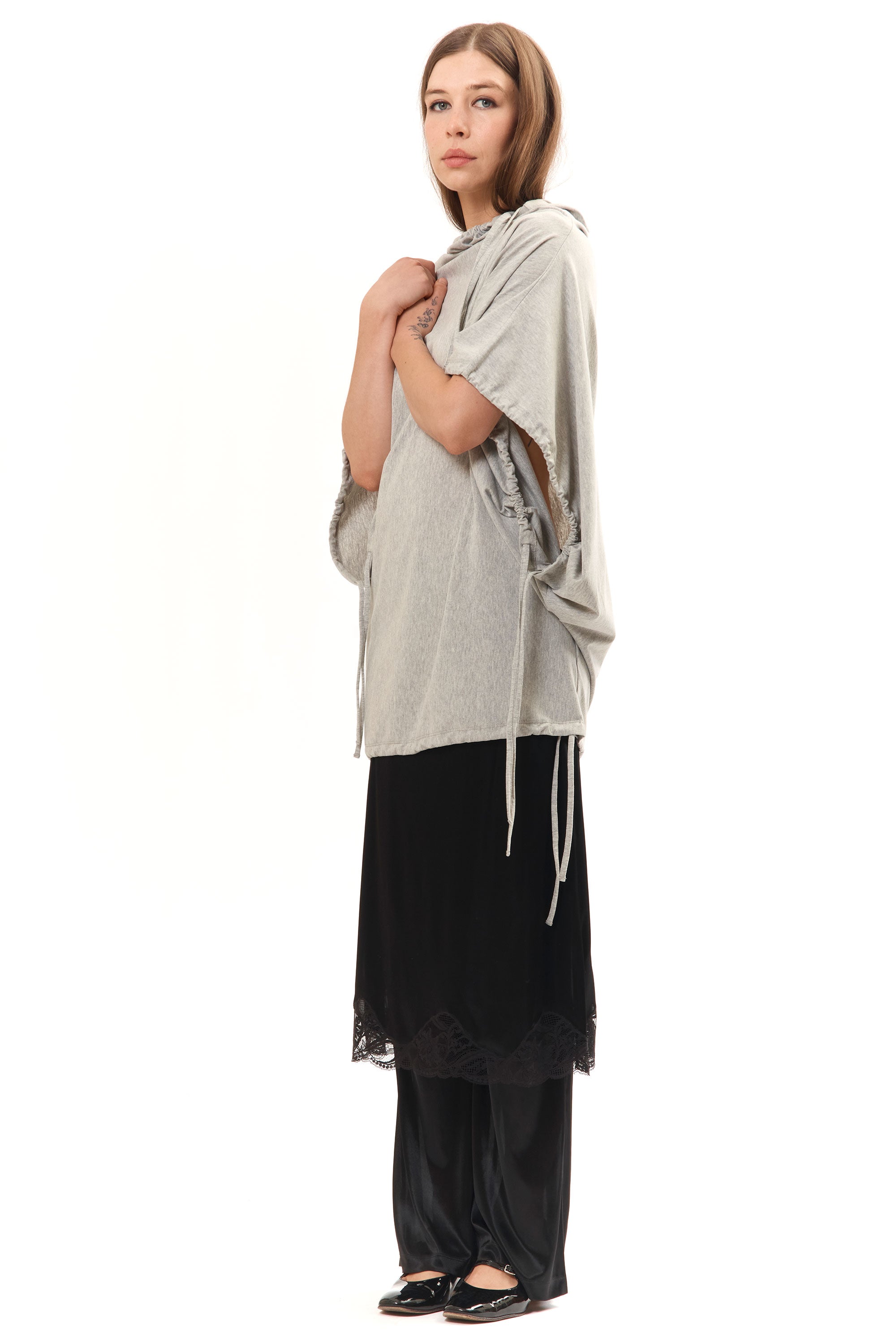 The GREY BED TIME TOP available online with global shipping, and in PAM Stores Melbourne and Sydney.