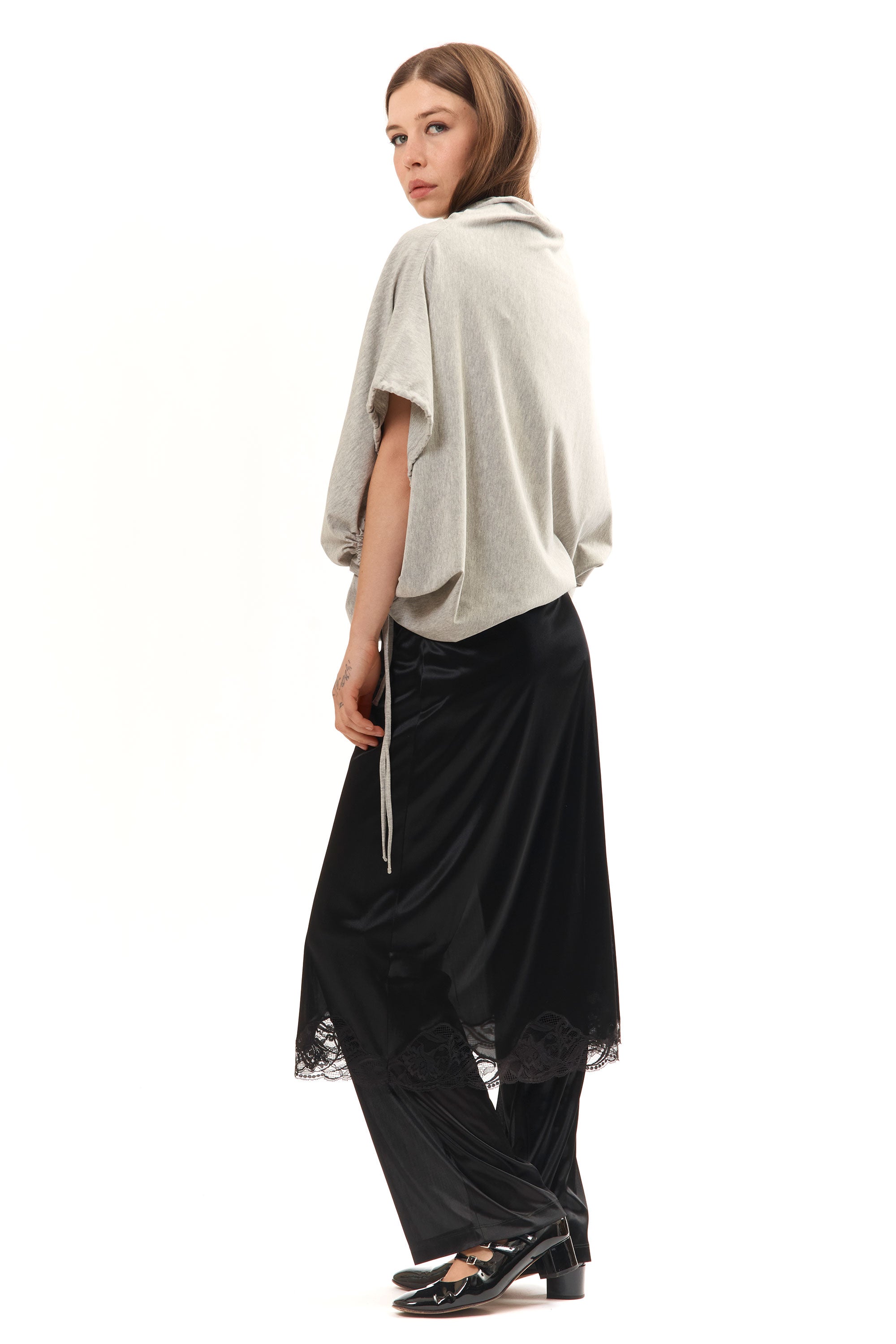 The GREY BED TIME TOP available online with global shipping, and in PAM Stores Melbourne and Sydney.