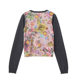 GUITAR DAYS Print Pullover Black