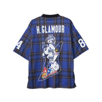 The GUITAR GIRL 84 FOOTBALL SHIRT available online with global shipping, and in PAM Stores Melbourne and Sydney.