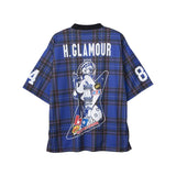 The GUITAR GIRL 84 FOOTBALL SHIRT available online with global shipping, and in PAM Stores Melbourne and Sydney.