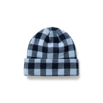 The Gingham Check Beanie Light Blue available online with global shipping, and in PAM Stores Melbourne and Sydney.