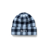 The Gingham Check Beanie Light Blue available online with global shipping, and in PAM Stores Melbourne and Sydney.