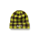 The Gingham Check Beanie Lime available online with global shipping, and in PAM Stores Melbourne and Sydney.