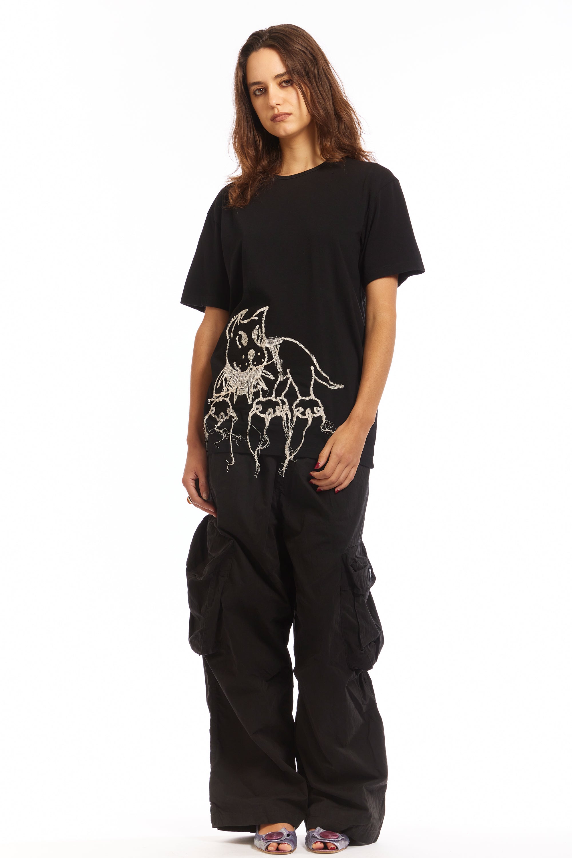 The GUARD EMBROIDERED TEE available online with global shipping, and in PAM Stores Melbourne and Sydney.