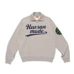 The HALF-ZIP SWEATSHIRT GREY available online with global shipping, and in PAM Stores Melbourne and Sydney.