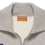 The HALF-ZIP SWEATSHIRT GREY available online with global shipping, and in PAM Stores Melbourne and Sydney.