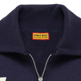 The HALF-ZIP SWEATSHIRT NAVY available online with global shipping, and in PAM Stores Melbourne and Sydney.