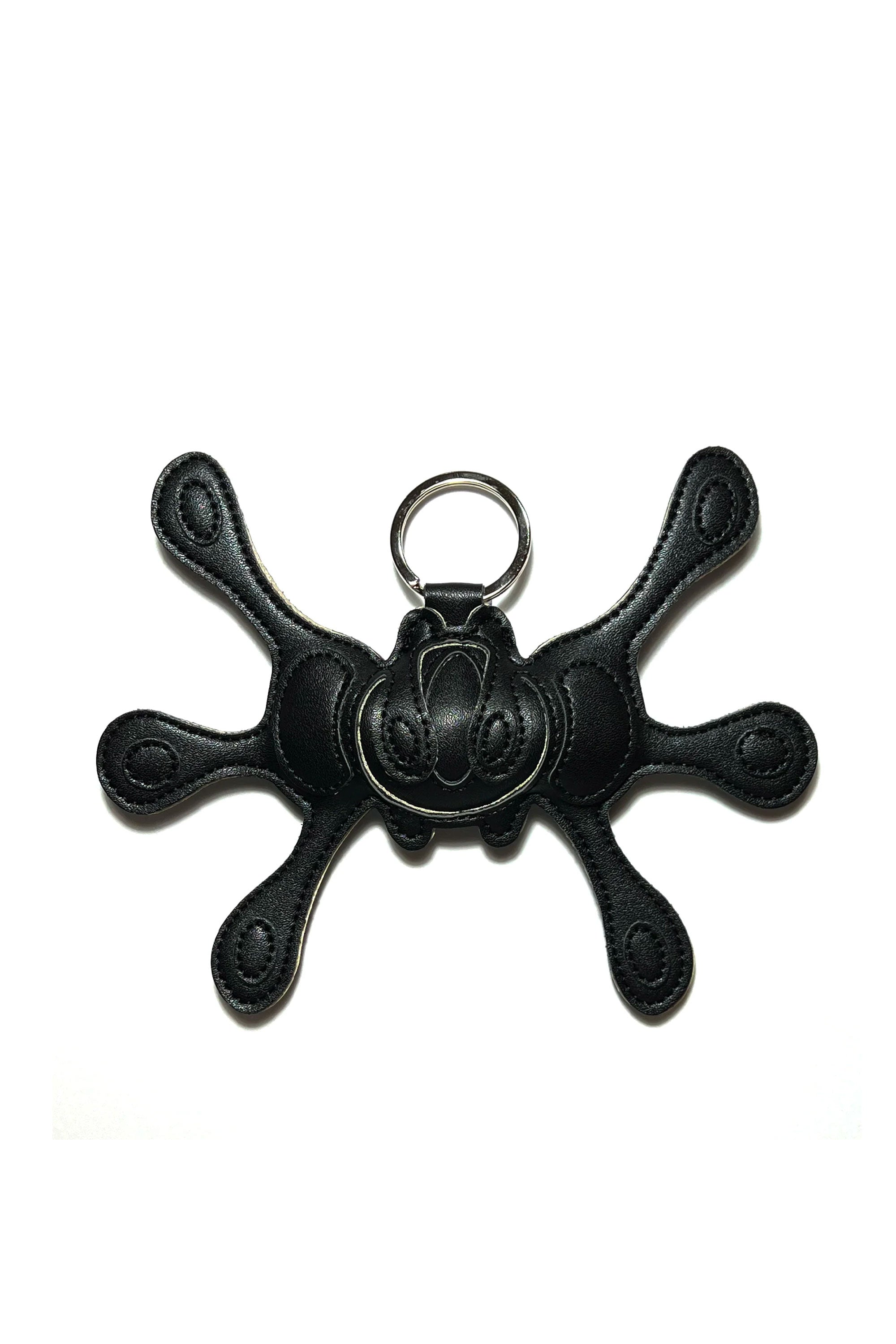 The HAPPY 99 - ANGEL99 LEATHER KEYCHAIN BLACK available online with global shipping, and in PAM Stores Melbourne and Sydney.