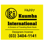 The KUUMBA - DESIGNERS INCENSE HAPPY available online with global shipping, and in PAM Stores Melbourne and Sydney.