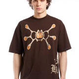 The H.P.F.C. Angel T-Shirt Brown  available online with global shipping, and in PAM Stores Melbourne and Sydney.