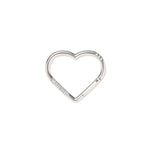 The HEART CARABINER SILVER available online with global shipping, and in PAM Stores Melbourne and Sydney.