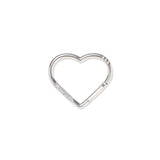 The HEART CARABINER SILVER available online with global shipping, and in PAM Stores Melbourne and Sydney.