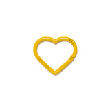 HEART CARABINER YELLOW