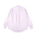 The FLOATING HEART BROADCLOTH SHIRT LAVENDER STRIPE available online with global shipping, and in PAM Stores Melbourne and Sydney.