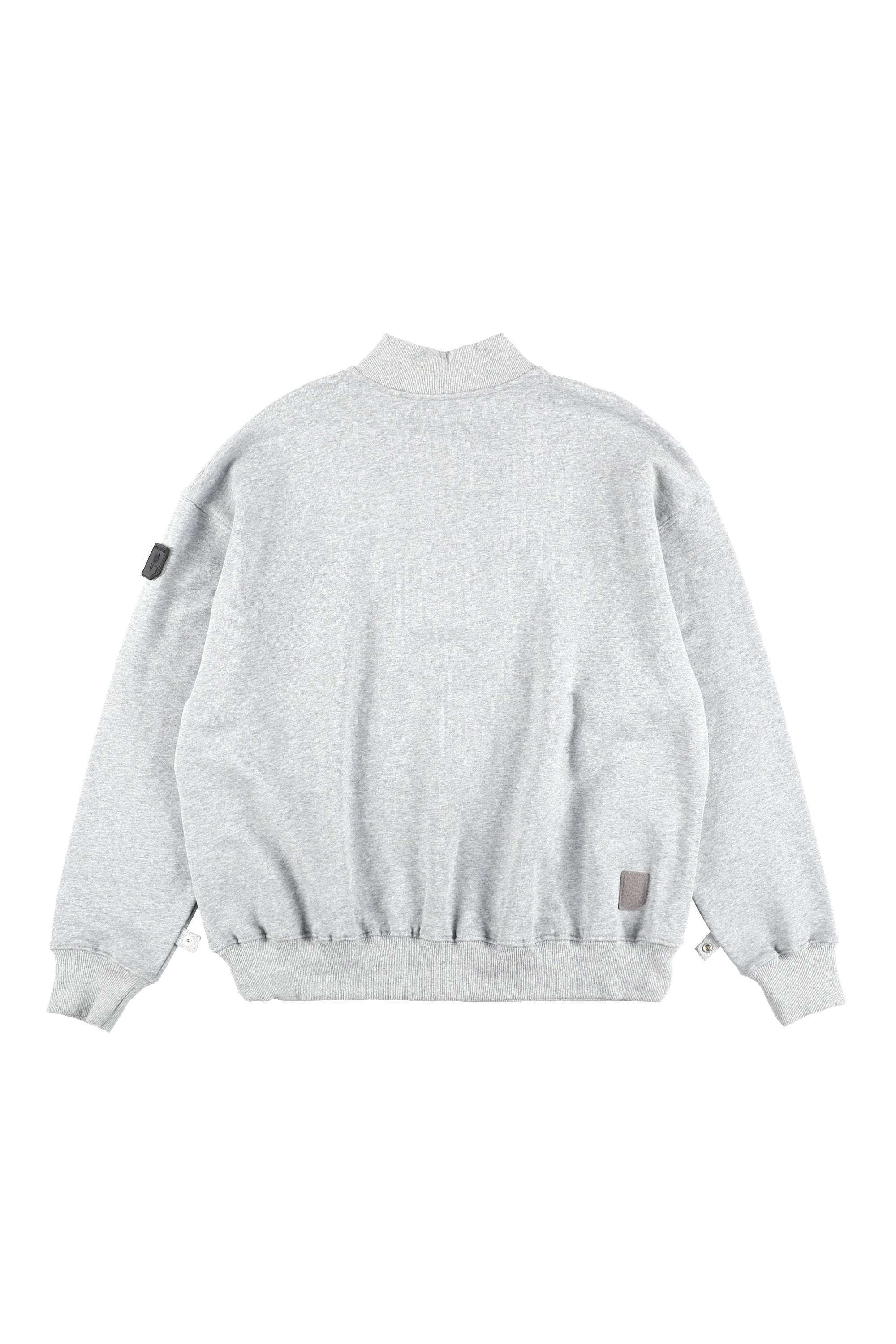 Sweat zippé en maille à rayures - Gris - Grandes tailles - Homme - 29 Sweat zippé en maille à rayures - Gris - Grandes tailles - Homme - 29