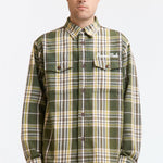 The CHECK SHIRT GREEN available online with global shipping, and in PAM Stores Melbourne and Sydney.
