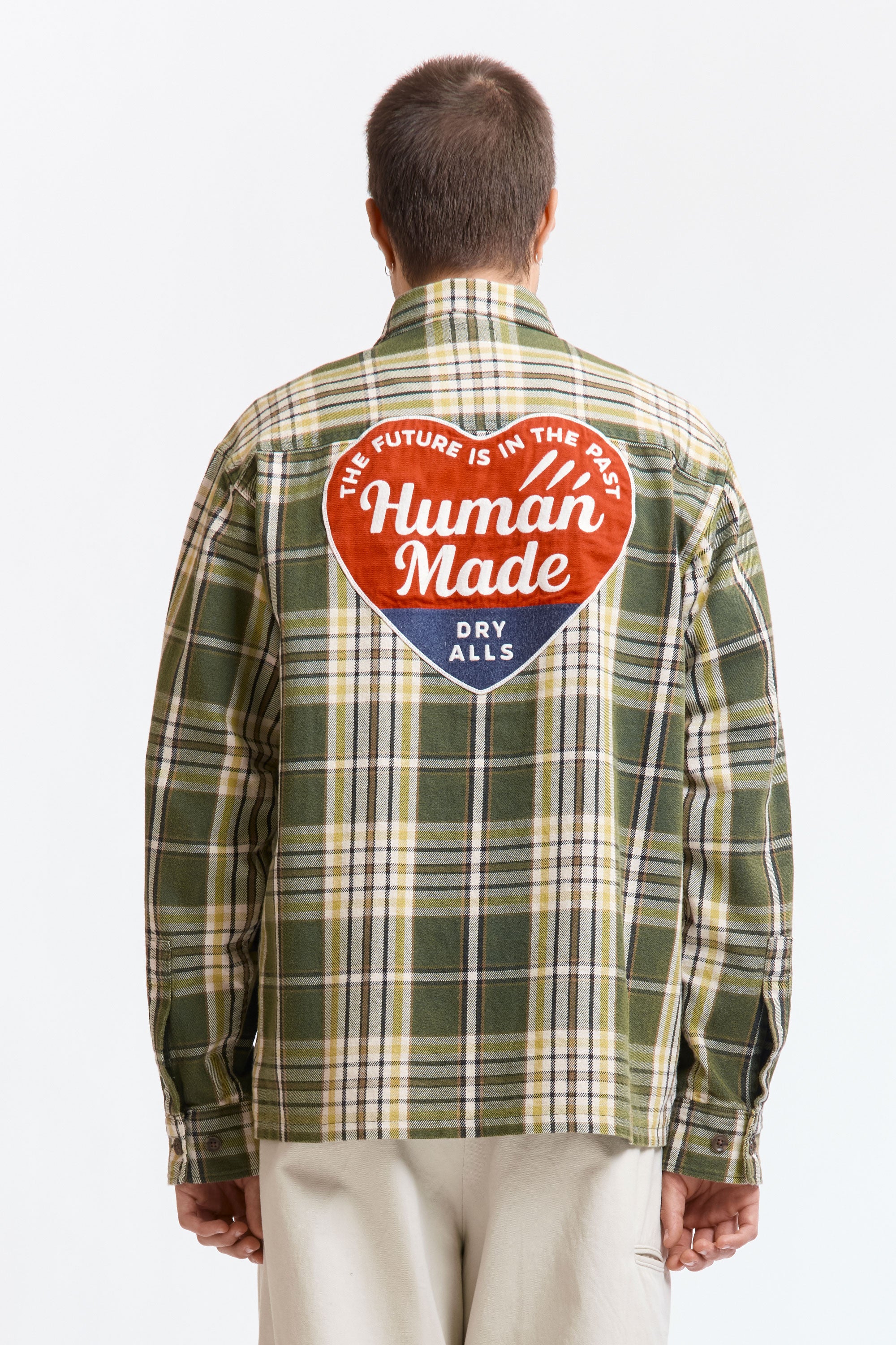 The CHECK SHIRT GREEN available online with global shipping, and in PAM Stores Melbourne and Sydney.