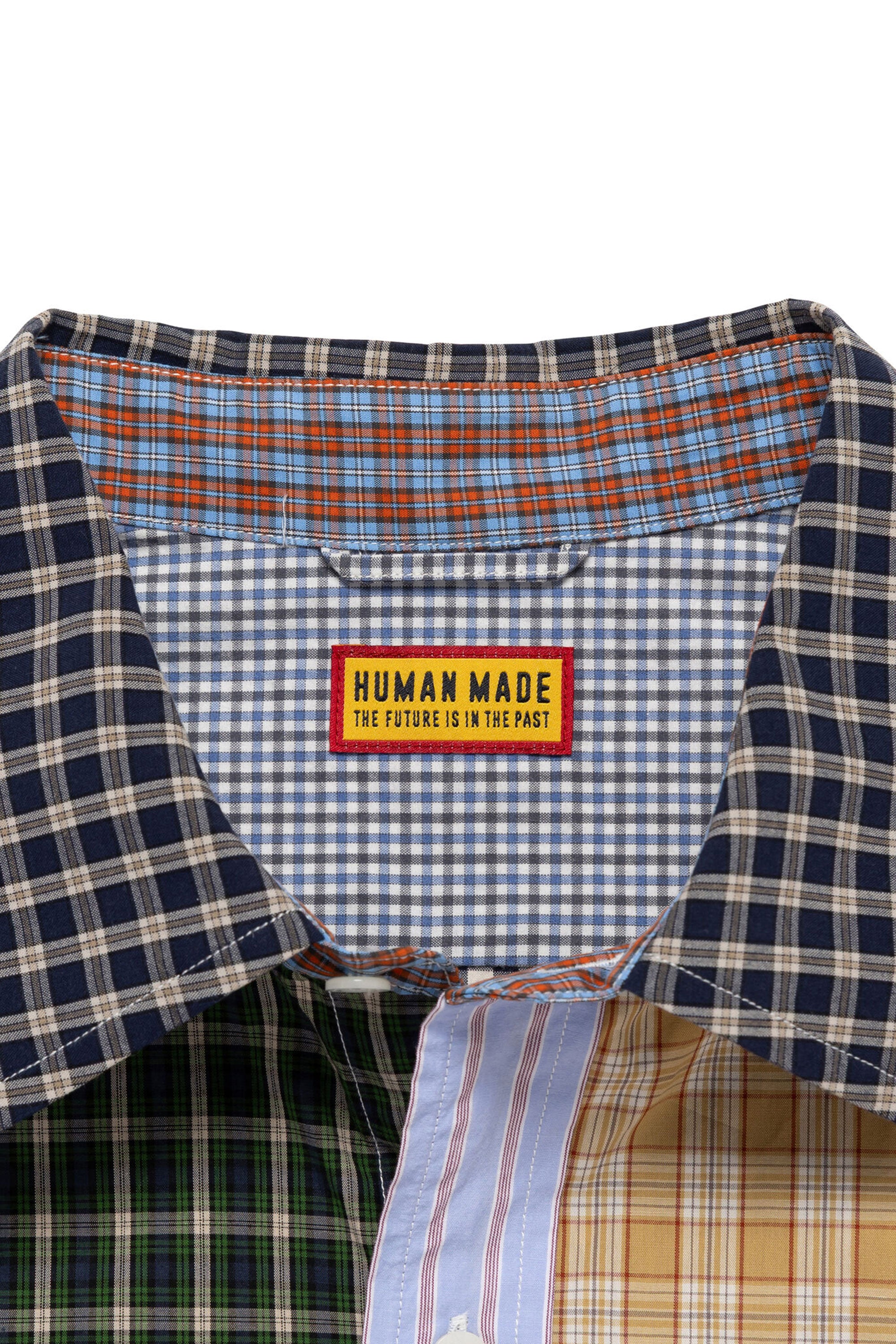 The CRAZY CHECK SHIRT BLUE available online with global shipping, and in PAM Stores Melbourne and Sydney.